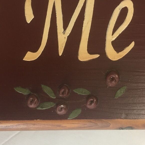 Vintage Hand-Letter Painted Sign Size 24"x5.5" - Picture 3 of 3